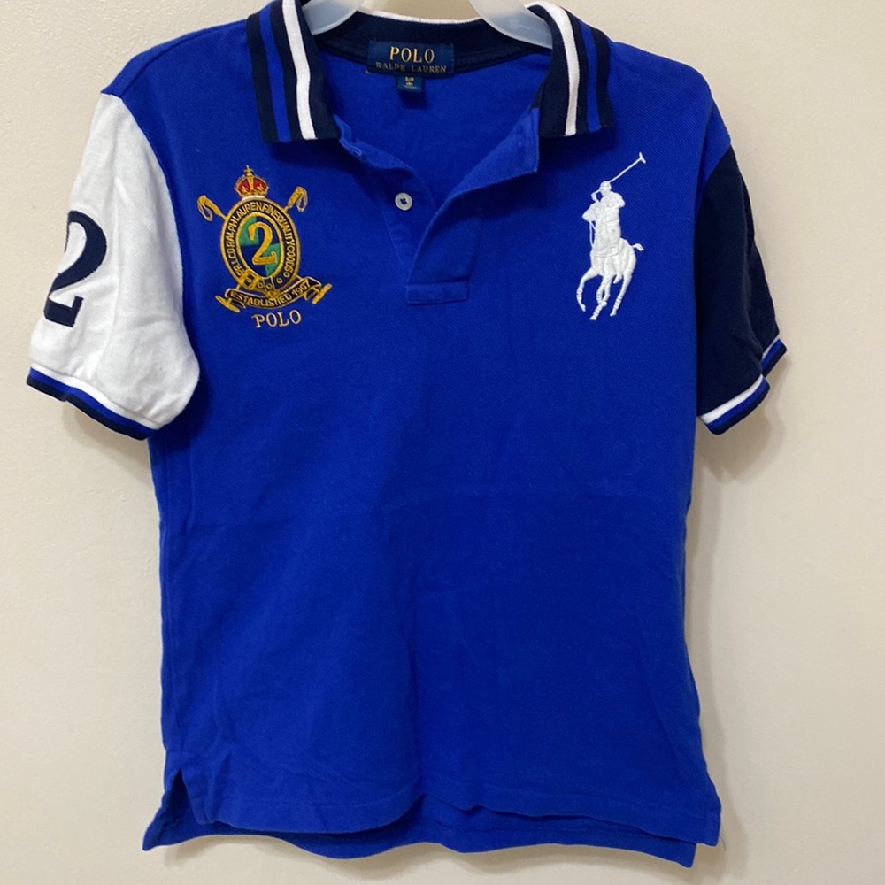 Blue Boys Ralph Lauren Dress Shirt